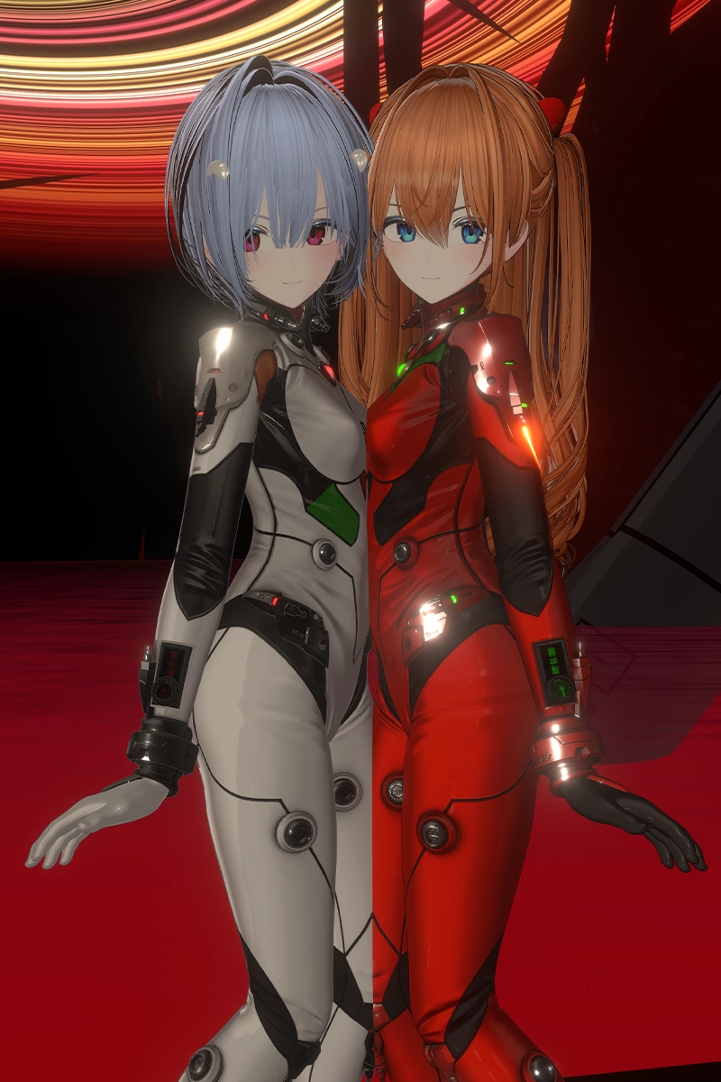綾波レイ×式波アスカ 改変